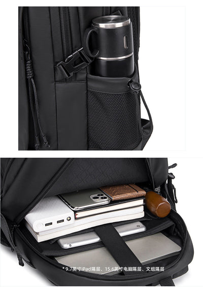 Mochila Impermeable de Gran Capacidad para Hombre - Ideal para Viajes Diarios - Image 18