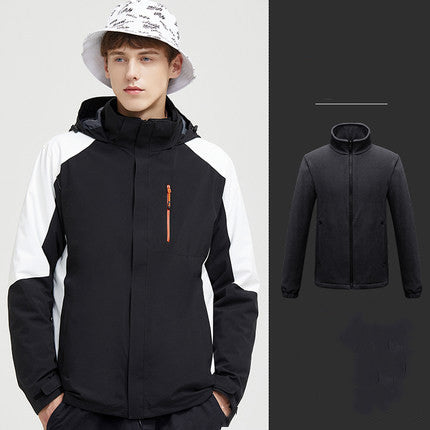 Chaqueta 3 en 1 Impermeable Desmontable para Hombre y Mujer - Image 22