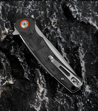Cuchillo de Acero D2 con Fibra de Carbono para Camping y Aventura - Image 7
