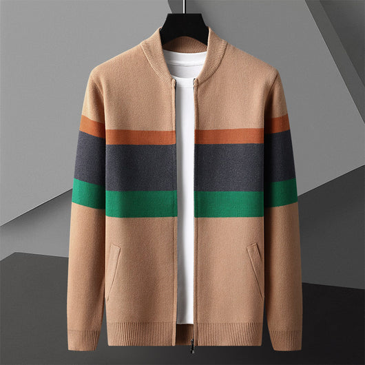 Cardigan Tejido para Hombre - Abrigo Versátil Primavera y Otoño - Image 6