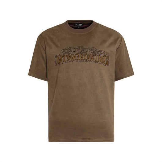 Camiseta Manga Corta con Bordado Retro Alfabético para Hombre - Image 8