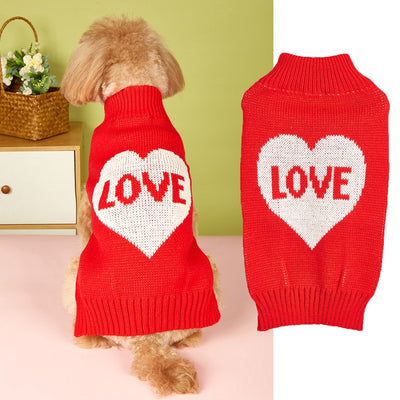 Suéter para Perro con Corazón y Moño - Diseño de Personalidad Fashion - Image 13