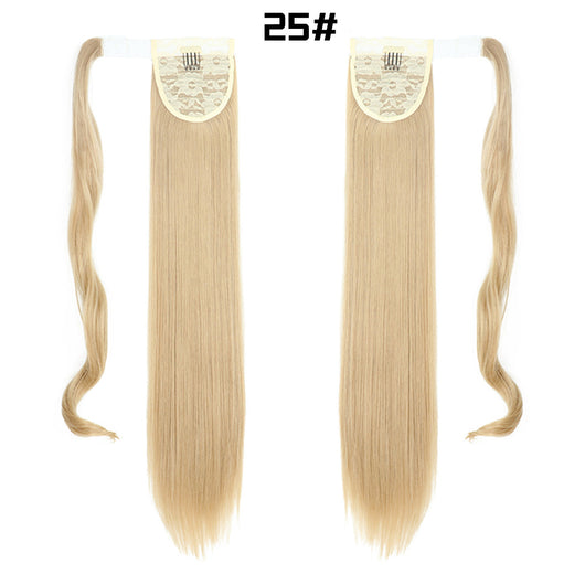 Cola de Caballo Extensible con Velcro - Cabello Liso Europeo - Image 25