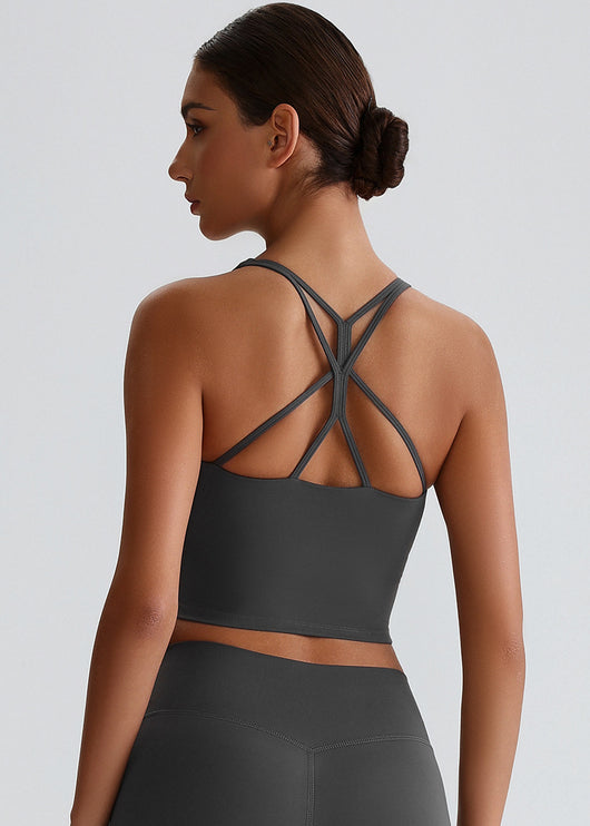 Sujetador Deportivo Cross Back para Yoga y Running - Image 38