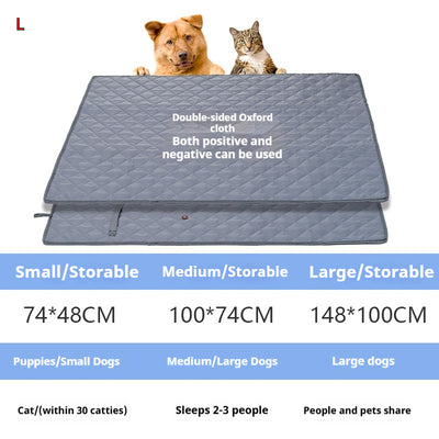 Colchoneta Portátil para Mascotas - Cuatro Estaciones con Almacenamiento - Image 13