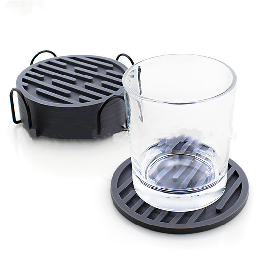 Set Organizador de Posavasos de Silicona
