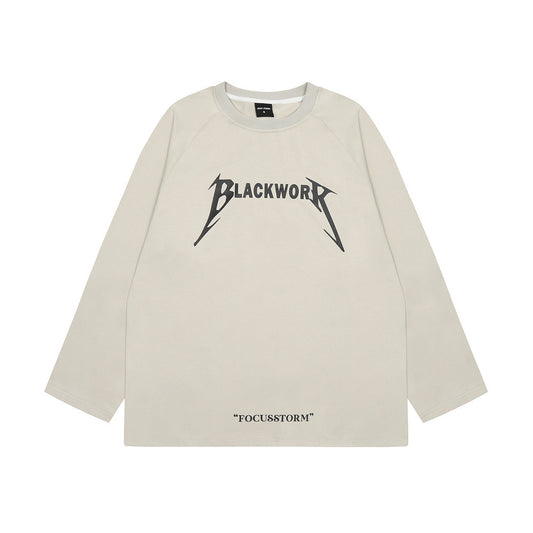 Playera de Algodón con Estampado de Letras para Hombre