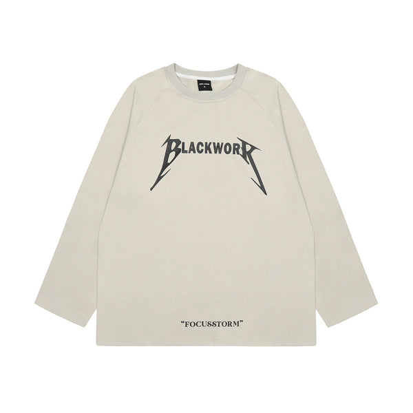 Playera de Algodón con Estampado de Letras para Hombre