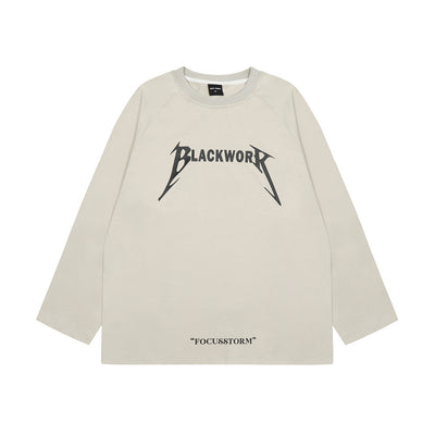 Playera de Algodón con Estampado de Letras para Hombre