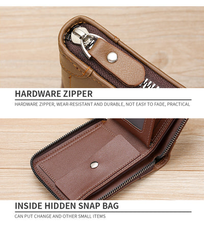Cartera Horizontal Retro Multifuncional para Hombre - Image 22