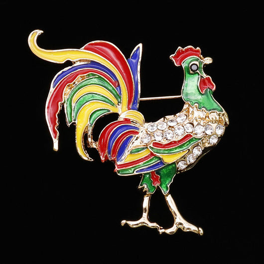 Broche Gallo Artesanal de Lujo - Image 7