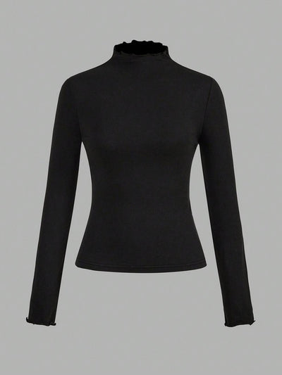 Blusa Ajustada de Punto con Volantes - Image 11