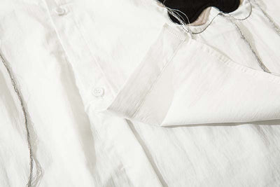 Camisa de Manga Corta con Cuello Fruncido para Hombre - Image 14