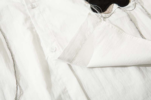 Camisa de Manga Corta con Cuello Fruncido para Hombre - Image 14