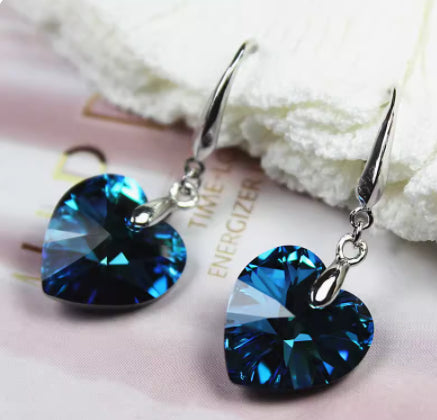 Aretes de Amor en Plata Pura para Mujer - Image 2