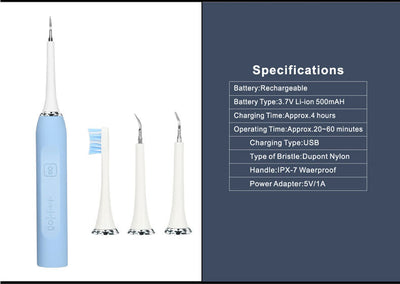 Limpiador Ultrasónico Portátil para Dientes - Raspador Eléctrico Profesional - Image 16