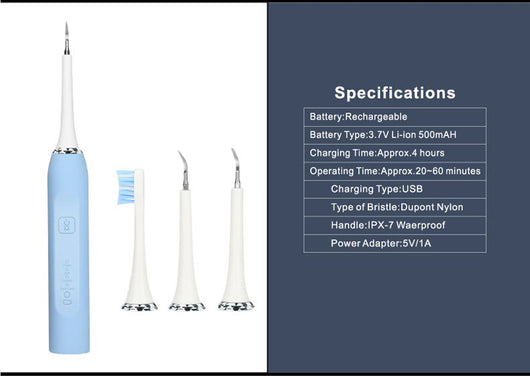 Limpiador Ultrasónico Portátil para Dientes - Raspador Eléctrico Profesional - Image 16