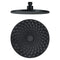 Cabezal de Ducha Redondo ABS Negro Premium