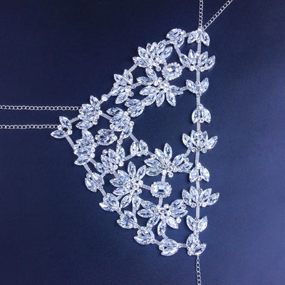 Máscara de Rhinestones Exagerada para Fiestas y Eventos - Image 5