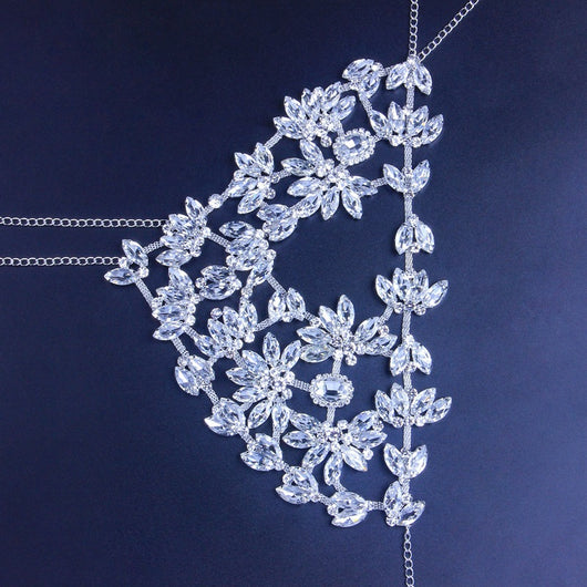Máscara de Rhinestones Exagerada para Fiestas y Eventos - Image 5