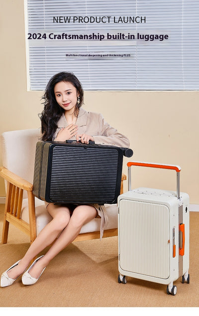Maleta Trolley Multifuncional con Cargador USB y Ruedas Universales 20 Pulgadas - Image 18