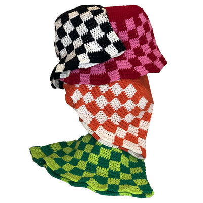 Gorro de Lana Tejido a Mano con Bloques de Color - Image 9