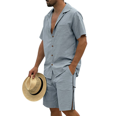 Conjunto de Dos Piezas: Camisa Manga Corta y Shorts con Cordón - Image 26
