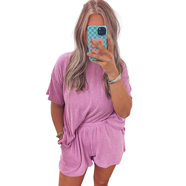 Conjunto de Dos Piezas: Camiseta y Shorts para Mujer - Image 6