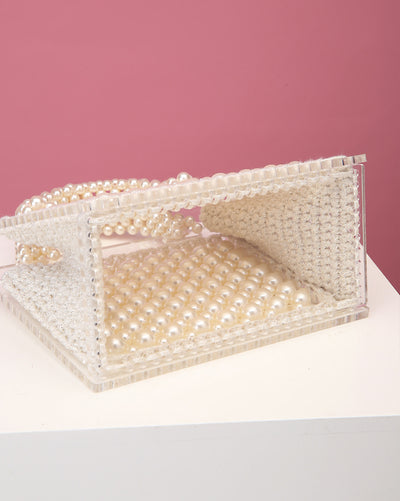 Bolso Tejido de Perlas y Cuentas Hecho a Mano - Image 10