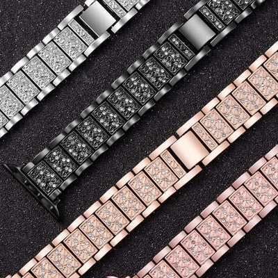 Correa de Cadena de Diamantes para Apple Watch - Compatible con Todos los Modelos - Image 7
