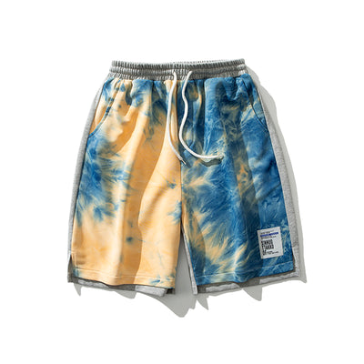 Shorts Tie-Dye Hombre Verano Cordón Ajustable Diseño Trendy - Image 3