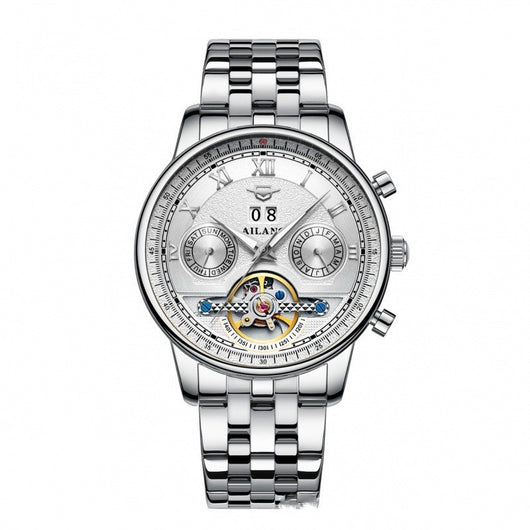 Reloj Automático para Hombre con Fases Lunares y Diseño Empresarial - Image 15