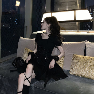 Vestido Gothic Sweet con Volantes y Cordones - Image 15