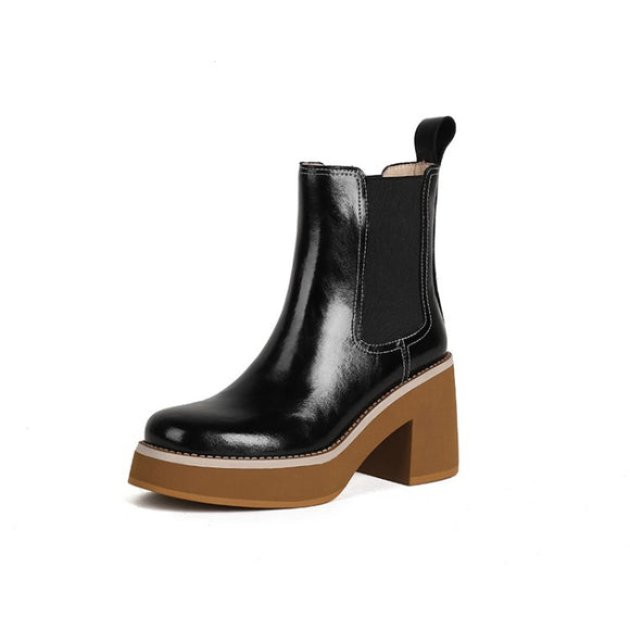 Botines Cortos de Tacón Alto para Mujer