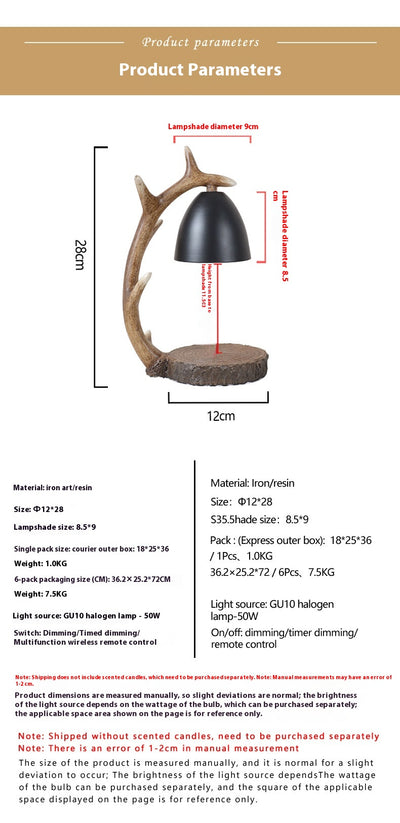 Lámpara Aromaterápica de Cuernos para Dormitorio y Escritorio - Image 6