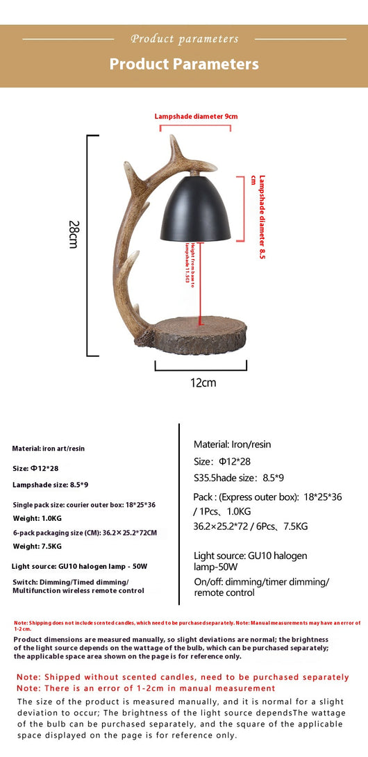 Lámpara Aromaterápica de Cuernos para Dormitorio y Escritorio - Image 6