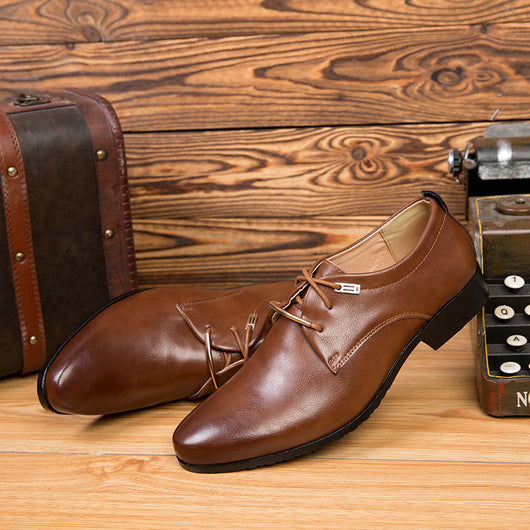 Zapatos de Cuero Británico para Hombre - Elegancia Formal y Comodidad Diaria - Image 2