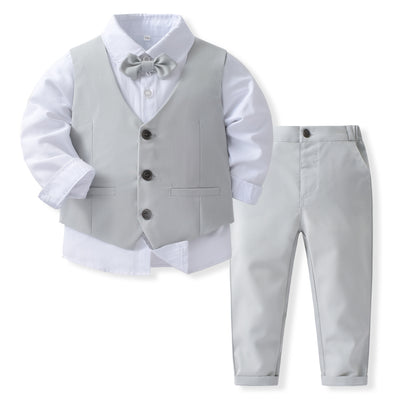 Conjunto Chaleco Caballero Elegante con Cuello para Fiestas Infantiles - Image 9