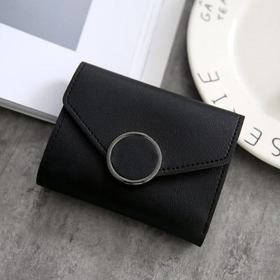 Billetera Retro Británica Mujer Patrón Lichi Triplicado Compacto - Image 16