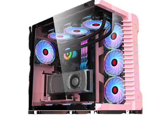 Gabinete Gamer de Cristal Templado con Refrigeración Líquida Forma Triangular - Image 9