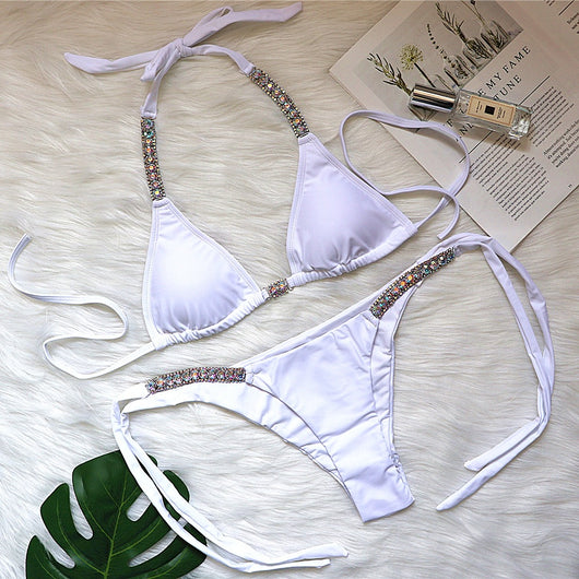 Bikini Strapless Liso Elegante - Image 11