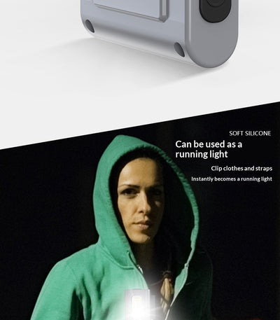 Lámpara Magnética de Luz Roja en Silicona para Correr Nocturno - Image 12