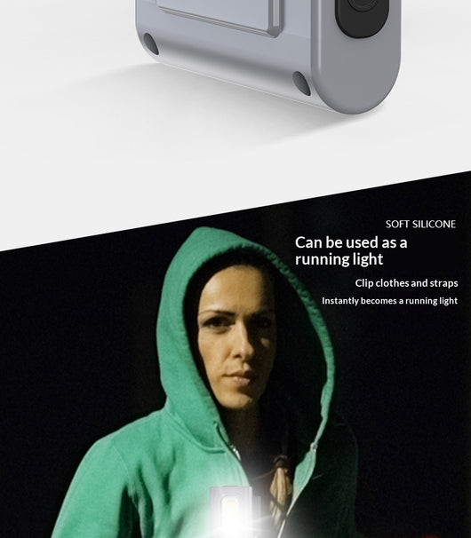 Lámpara Magnética de Luz Roja en Silicona para Correr Nocturno - Image 12