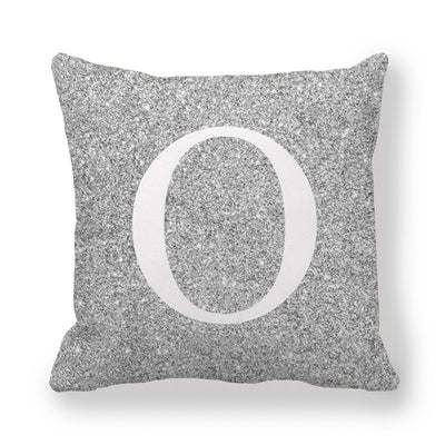 Funda de Almohada Gris con Letras Encriptadas - Tela Melocotón Premium - Image 16