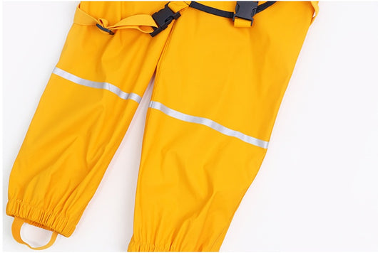 Pantalón Impermeable Transpirable con Tirantes para Niños - Image 11