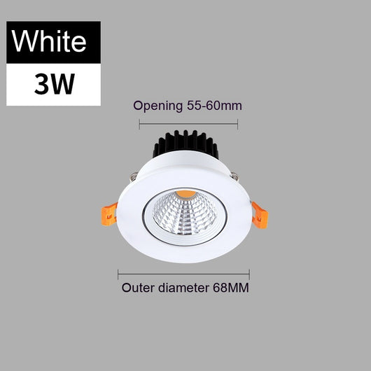 Foco LED Empotrable Antideslumbrante con Luz Variable y Tres Colores - Image 23