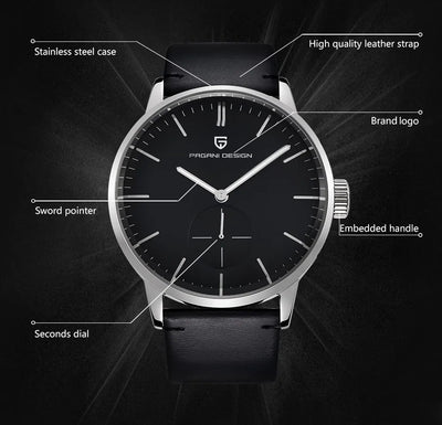 Reloj Calendario Multifunción de Tres Esferas - Image 7