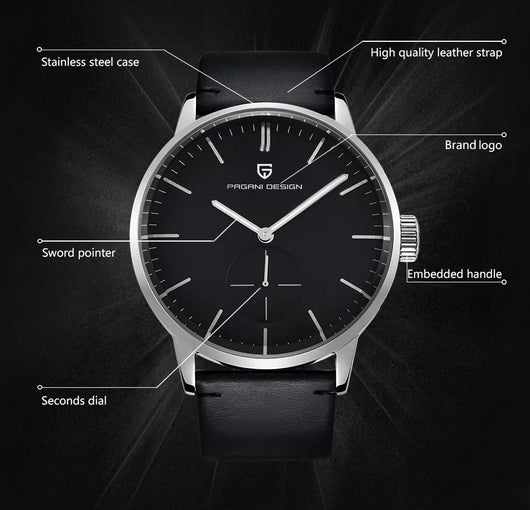 Reloj Calendario Multifunción de Tres Esferas - Image 7