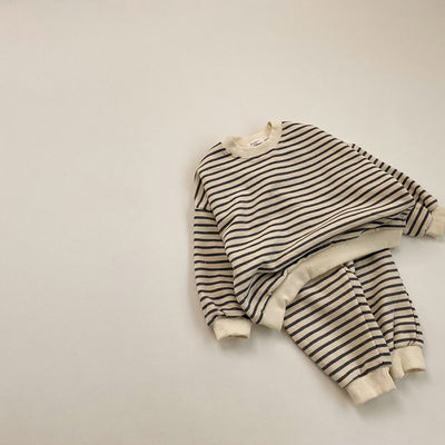 Conjunto Deportivo Infantil 2 Piezas - Suéter Rayado y Pantalón PP - Image 12