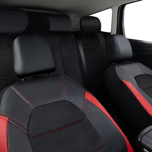 Funda de Asiento de Auto con Costura Sándwich en Cuero PU Premium - Image 39